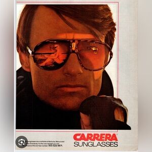 1982 Carrera Sunglasses-Original pair